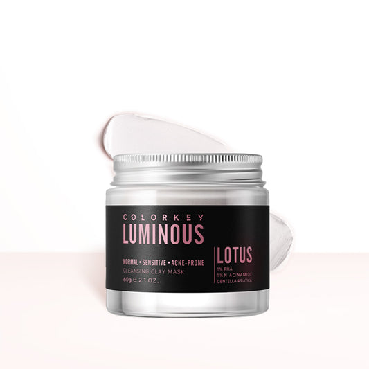 COLORKEY LUMINOUS Mud Mask Membersihkan Kulit Tanpa Mengeringkan Kulit Apabila Digunakan 60g/balang