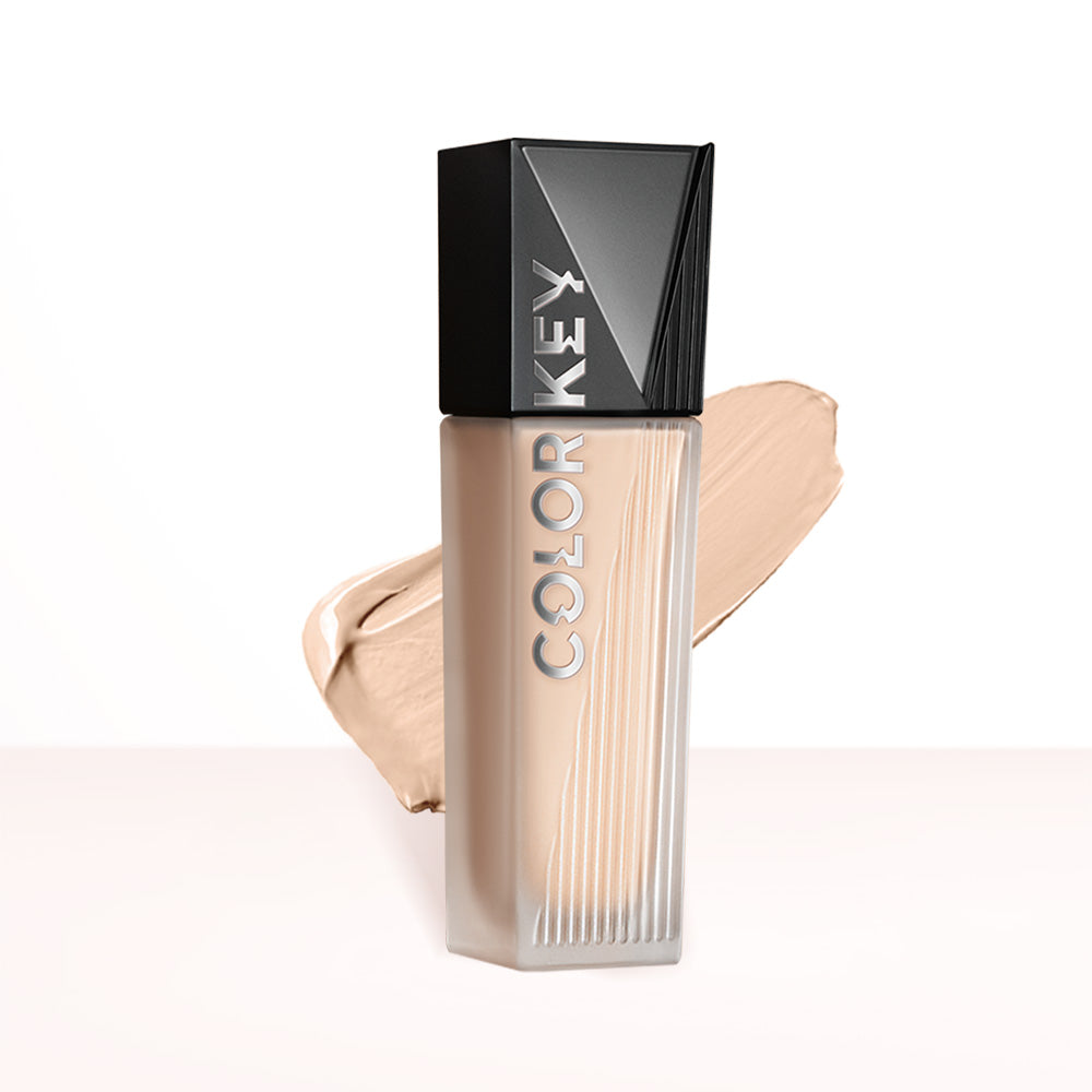 COLORKEY Liquid Foundation, The Perfect Love For Oily Skin For A Light, Long-Lasting Matte Makeup That Doesn't Fade Easily 30g