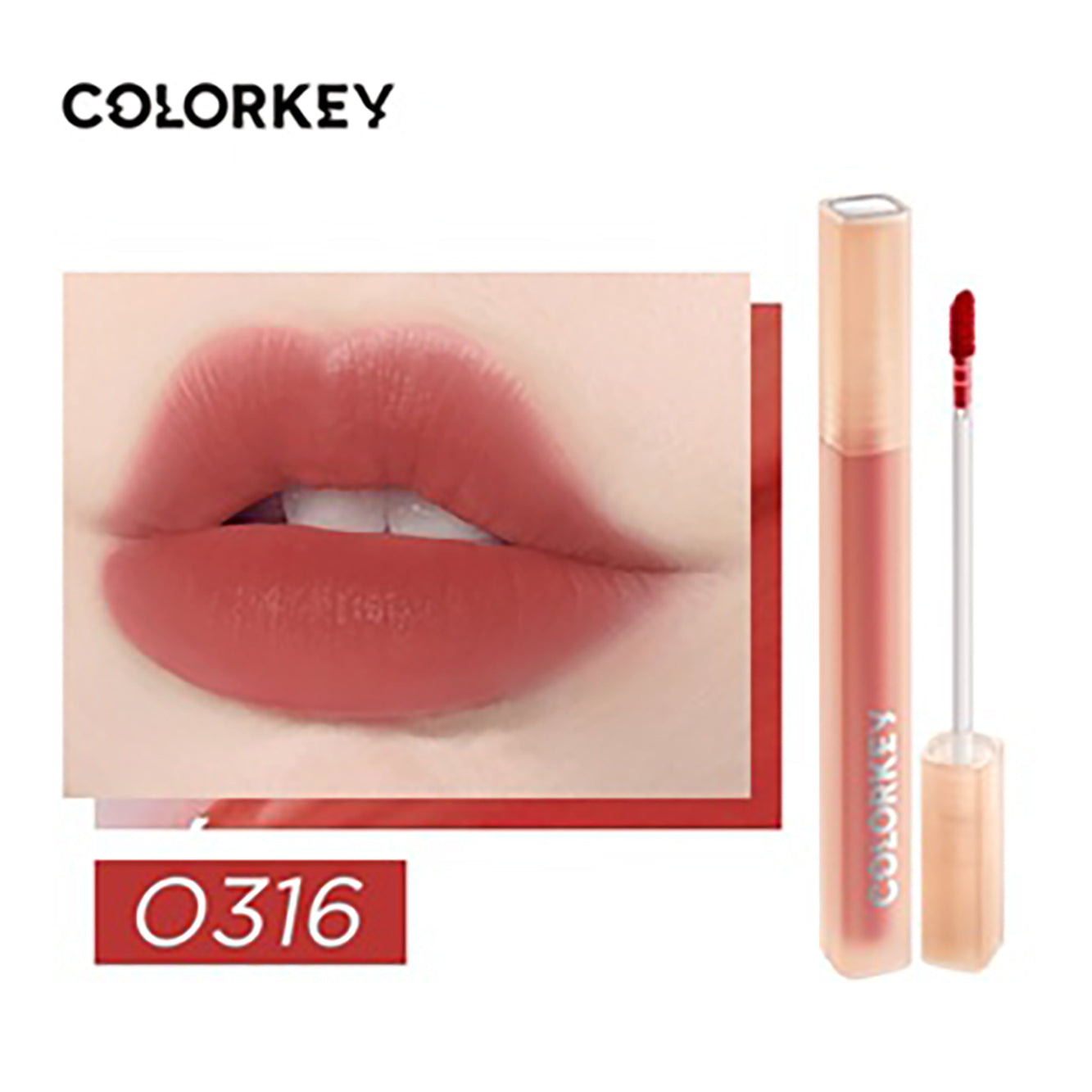 COLORKEY Watery Tint Long-lasting, Non-Sticky, Super Smooth Lipstick 1.8g