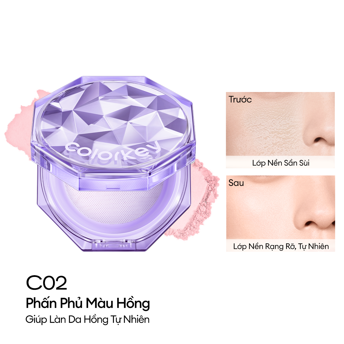 Kombo 5 Kotak Topeng Kertas Vitamin B5 COLORKEY LUMINOUS Membantu Melembapkan, Menyokong Pemulihan Kulit Dengan Banyak Nutrien 25ml/keping