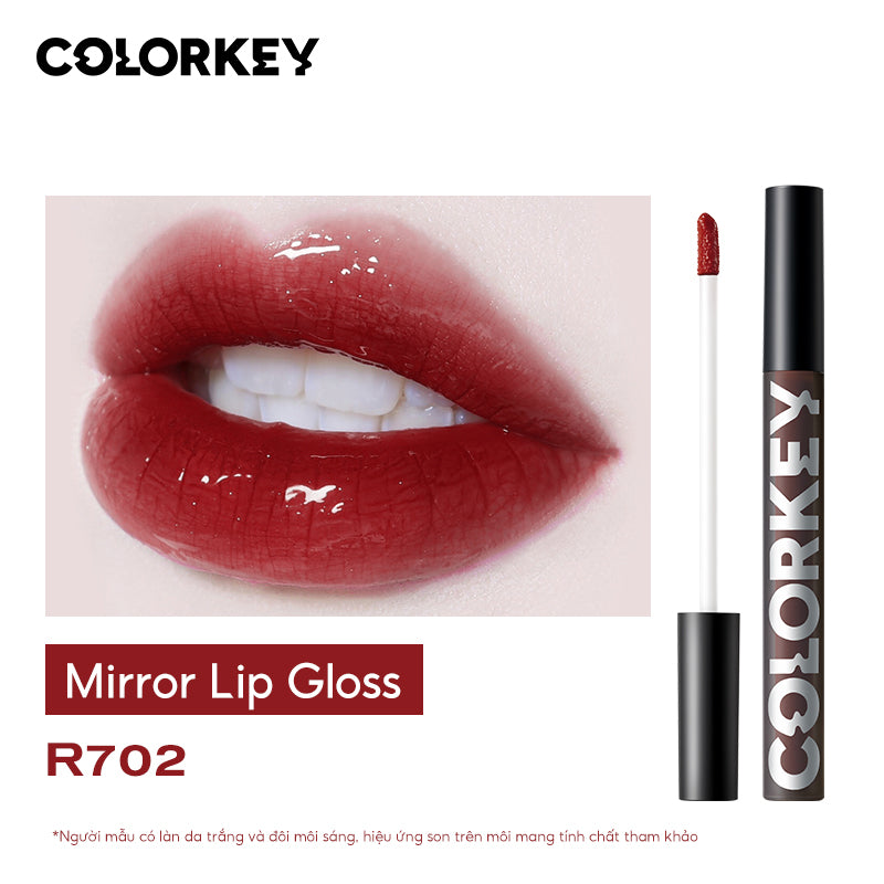 COLORKEY Mirror Lipstick Creates Mirror-Like Glossy Effect For Full, Seductive Lips 1.7g