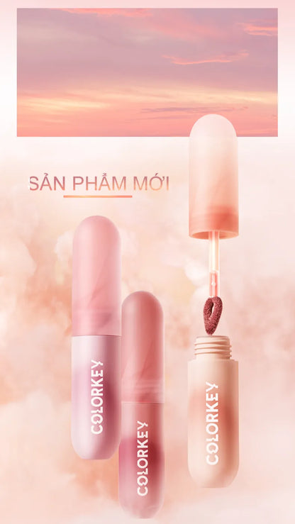 Son Kem Bùn COLORKEY Lip Mud Chất Son Mềm Mịn Che Vân Môi Tốt, Màu Sắc Thời Thượng 2g