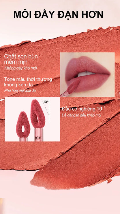 Son Kem Bùn COLORKEY Lip Mud Chất Son Mềm Mịn Che Vân Môi Tốt, Màu Sắc Thời Thượng 2g