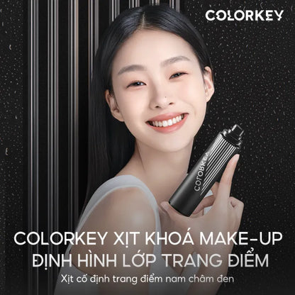 Combo 1 Chai Kem Nền COLORKEY Dạng Lỏng Cho Da Dầu 30g & 1 Xịt Khóa Nền COLORKEY Tia Sương Mềm Mại Giúp Khóa Chặt Lớp Trang Điểm100ml/chai