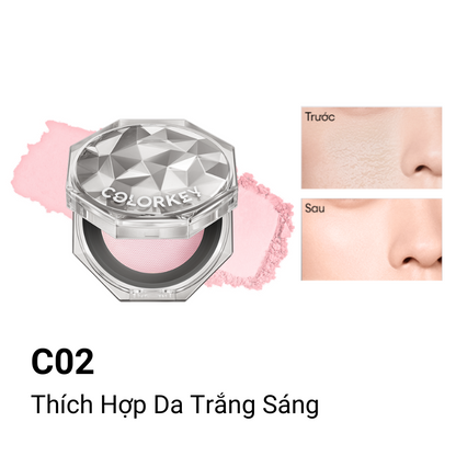 Phấn Phủ Dạng Bột COLORKEY Siêu Mịn Giúp Lớp Trang Điểm Tự Nhiên 8g