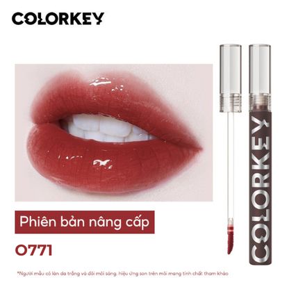 Son Môi Gương Bóng COLORKEY Mirror Tạo Hiệu Ứng Căng Bóng Như Gương Cho Đôi Môi Đầy Đặn Quyến Rũ 1.7g