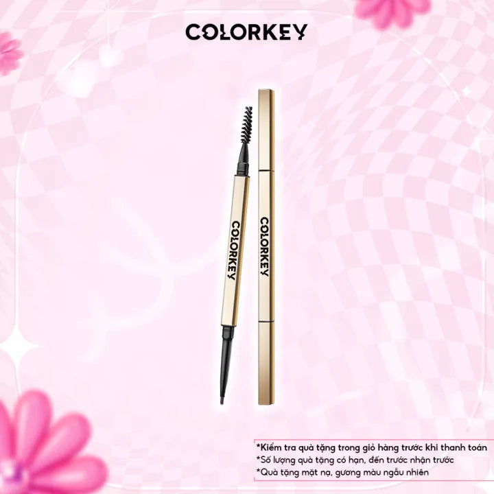 Chì Kẻ Mày COLORKEY Thiết Kế Hai Đầu Tiện Dụng, Thích Hợp Dùng Điêu Khắc 0.7g