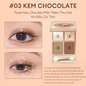 COLORKEY 4-Color Eyeshadow Palette Ice Cream Sweet Trendy Version 4g 