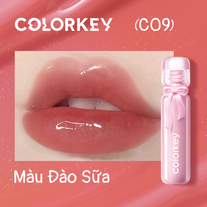 Son COLORKEY Lasting Essence Lip Lacquer Hiệu Ứng Môi Căng Bóng, Hỗ Trợ Dưỡng Ẩm Môi Mềm Mịn 3ml