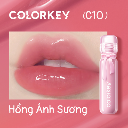 Son COLORKEY Lasting Essence Lip Lacquer Hiệu Ứng Môi Căng Bóng, Hỗ Trợ Dưỡng Ẩm Môi Mềm Mịn 3ml