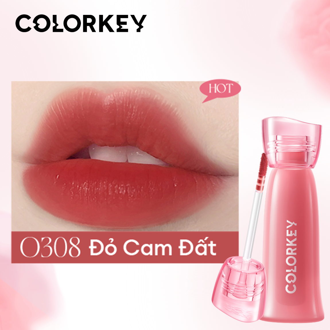 [PHIÊN BẢN NÂNG CẤP] Son COLORKEY Soft Matte Water Tint Bản Nâng Cấp Bền Màu, Chất Son Ẩm Mịn Như Sương 2.5g