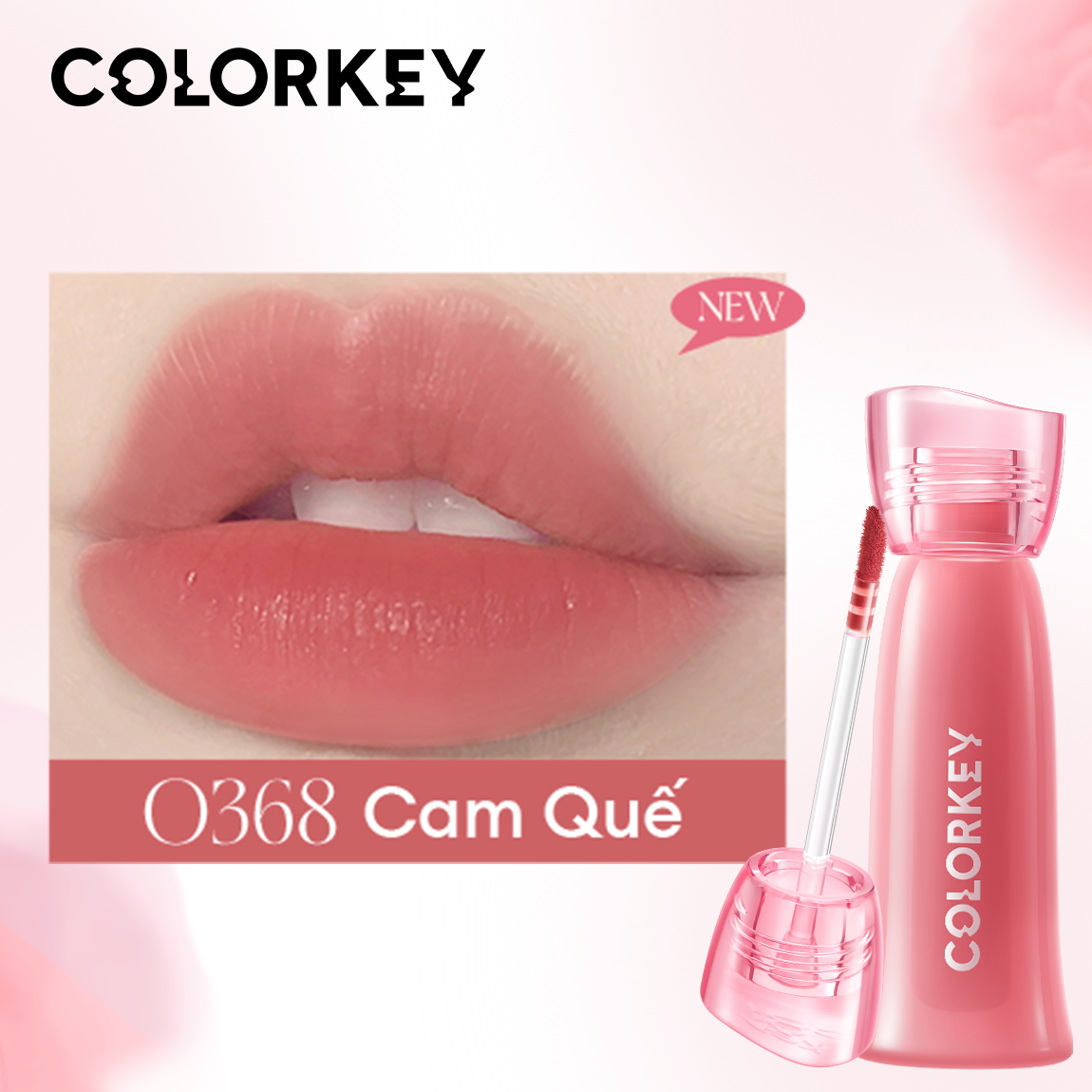 [PHIÊN BẢN NÂNG CẤP] Son COLORKEY Soft Matte Water Tint Bản Nâng Cấp Bền Màu, Chất Son Ẩm Mịn Như Sương 2.5g