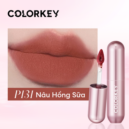 [PHIÊN BẢN NÂNG CẤP] Son Kem Bùn COLORKEY Lip Mud Mousse Matte Chất Son Mềm Mịn, Che Vân Môi Tốt, Hỗ Trợ Dưỡng Ẩm, Màu Sắc Thời Thượng 2g