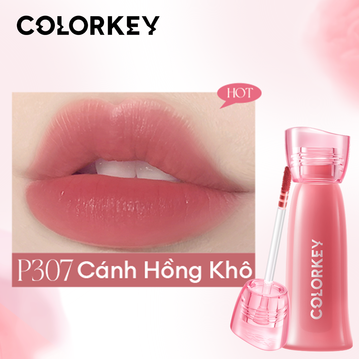 [PHIÊN BẢN NÂNG CẤP] Son COLORKEY Soft Matte Water Tint Bản Nâng Cấp Bền Màu, Chất Son Ẩm Mịn Như Sương 2.5g