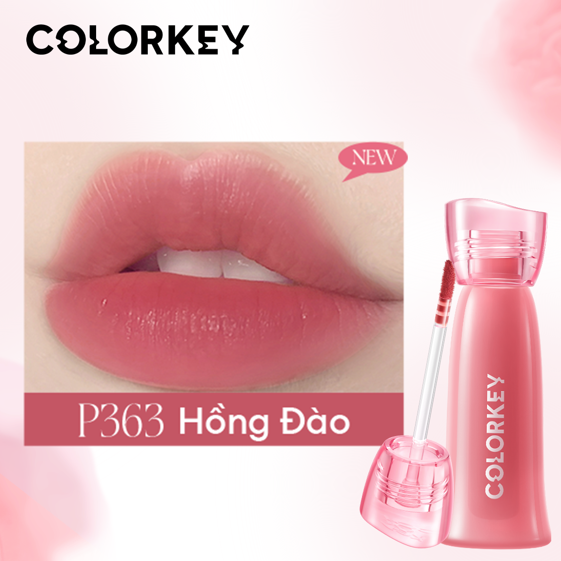 [PHIÊN BẢN NÂNG CẤP] Son COLORKEY Soft Matte Water Tint Bản Nâng Cấp Bền Màu, Chất Son Ẩm Mịn Như Sương 2.5g