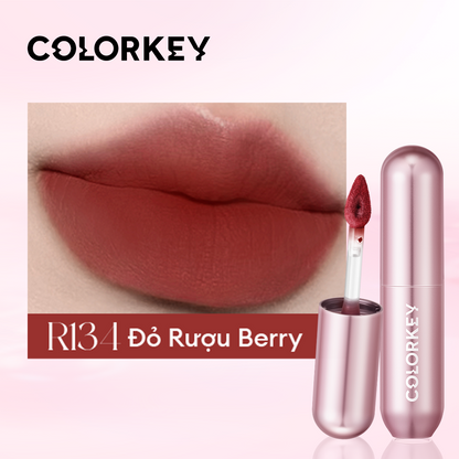 [PHIÊN BẢN NÂNG CẤP] Son Kem Bùn COLORKEY Lip Mud Mousse Matte Chất Son Mềm Mịn, Che Vân Môi Tốt, Hỗ Trợ Dưỡng Ẩm, Màu Sắc Thời Thượng 2g