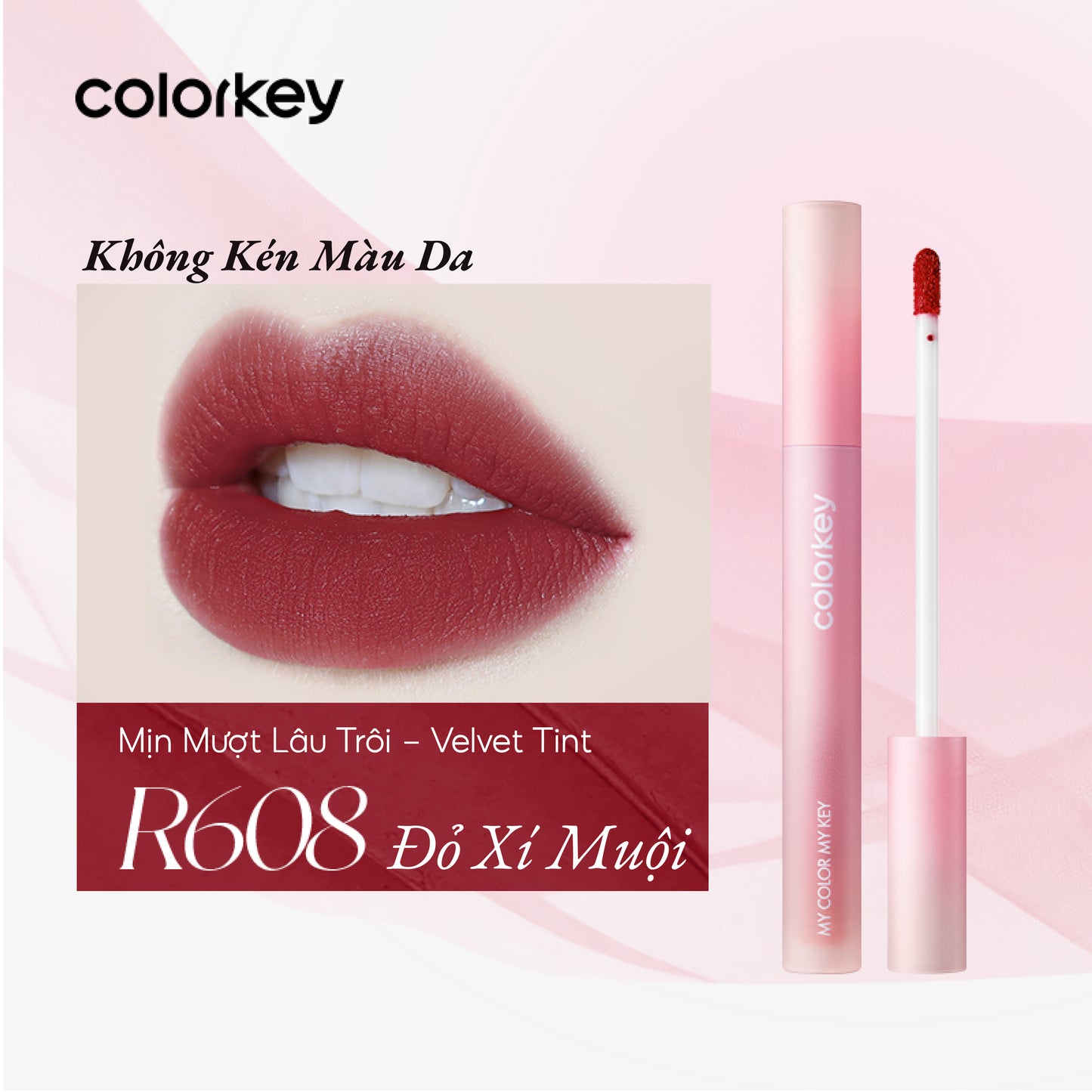 Son Kem COLORKEY Phiên Bản Cung Tuấn Giới Hạn Chất Son Mịn Như Nhung