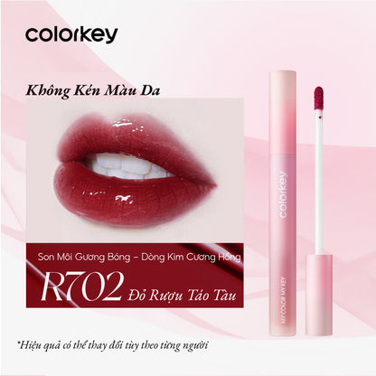 Son Môi Gương Bóng COLORKEY Mirror Tạo Hiệu Ứng Căng Bóng Như Gương Cho Đôi Môi Đầy Đặn Quyến Rũ Phiên Bản Cung Tuấn Giới Hạn 1.7g